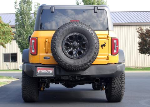 Outlaw Cat-Back Exhaust System Fits 2021-2025 Ford Bronco 2.3L/2.7L, Outlaw Cat-Back, Dual Exit, 4 Door Models Flowmaster