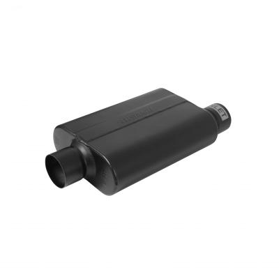 Super 44 Series Chambered Muffler Super 44 Series Stainless Steel 3.00 Offset In 3.00 Center Out Aggressive Sound Flowmaster