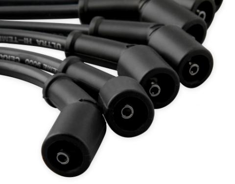 Spark Plug Wire Set Extreme 9000 Ceramic Boot Ls Terminals Ls3/Ls4/Ls7 Black Custom Fit Extreme Heat Black Ceramic Boot Ferro Spiral Core Spark Plug Wire Set ACCEL