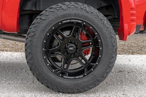 92 Series Wheel Machined One-Piece Gloss Black 20x12 8x170 -44mm Rough Country
