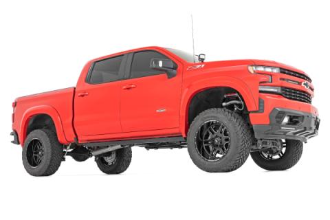 92 Series Wheel Machined One-Piece Gloss Black 22x12 8x180 -44mm Rough Country