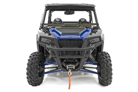 Polaris 50-Inch Single-Row Lower Windshield LED Kit Black Series 19-20 General Rough Country