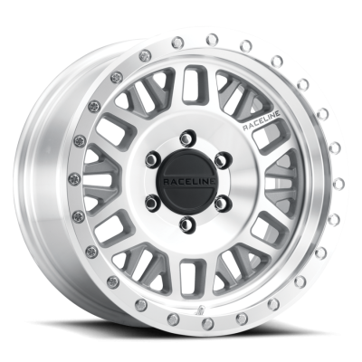 Aluminum Wheels 16x8 Ryno 951MC Machined Silver 0 Offset 5 on 127 Bolt Pattern 78.1 Bore Raceline