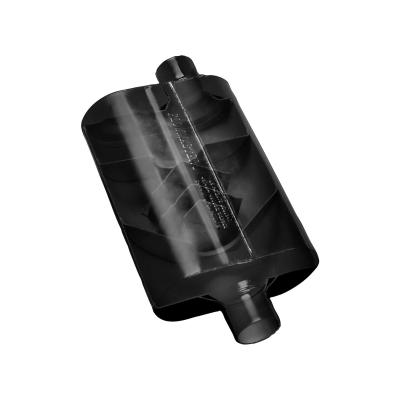 Super 40 Series Chambered Muffler Super 40 2.50 Offset In 2.50 Offset Out Aggressive Sound Flowmaster