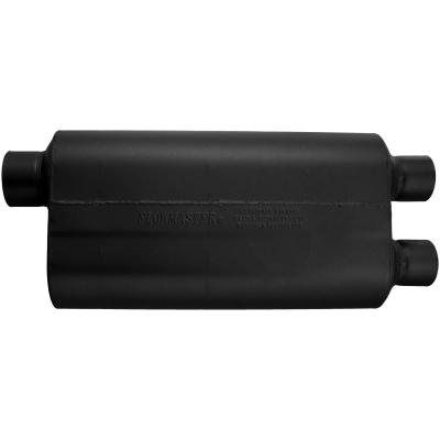 50 Series Hd Chambered Muffler 50 H.D 3.00 Offset In 2.50 Dual Out Moderate Sound Flowmaster