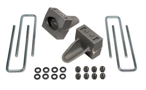 5 Inch Rear Block &amp; U-Bolt Kit 04-08 Ford F150 4WD Tuff Country