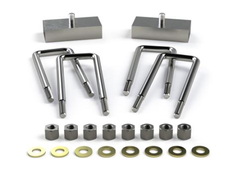 05+ Toyota Tacoma 1.25 Inch Lift Leaf Spring Block Kit Rear Falcon Shocks