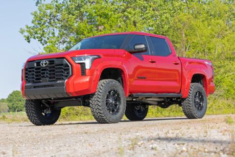 Defender Pocket Fender Flare Gloss Black Toyota Tundra (22-23) Rough Country