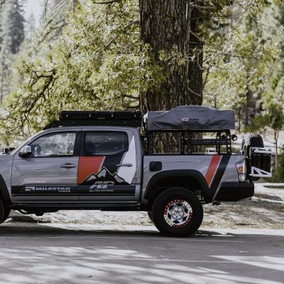 05-23 Toyota Tacoma Bed Rack Long Bed Black Powdercoat All Pro Off Road