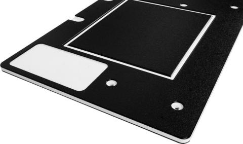 19-23 Jeep Gladiator Overland Tailgate Table Divided Cutting Board Black/White All Pro Off Road