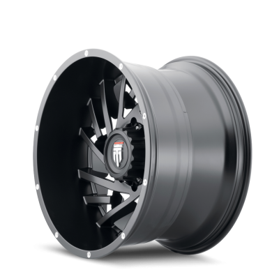 Web AT161 Satin Black Milled 20X12 5-150 -44MM 110.3MM Off Road Wheels American Truxx