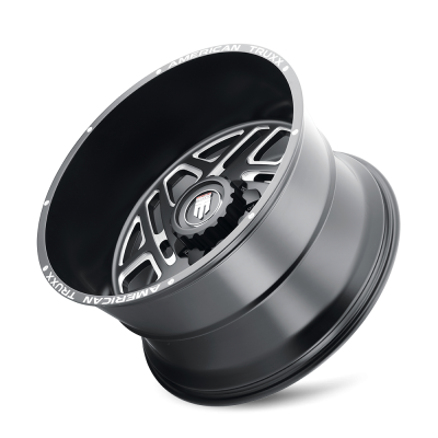Cosmos AT1904 Satin Black Milled 22X12 5-127 -44MM 78.1MM Off Road Wheels American Truxx