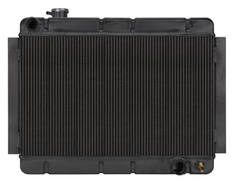 66-67 Chevelle/El Camino Manual Aluminum Radiator Black Night Rider Series Cold Case Radiators