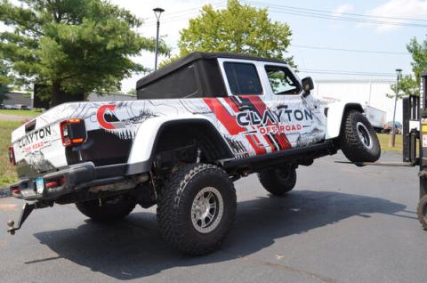 2020-Present Jeep Gladiator JT Premium Long Rear Upper Control Arms Clayton Off Road