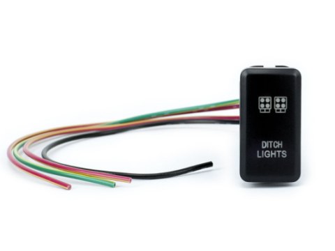 Toyota OEM Style Ditch Lights Switch Amber Cali Raised LED