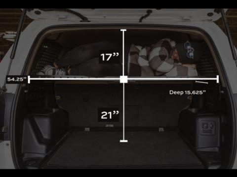 2010-2021 4Runner Interior Rear MOLLE Panel 3rd Row Seat Single (Passenger) Cali Raised LED