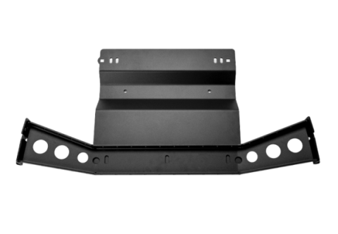 2016-2022 Toyota Tacoma Transfer Case Skid Plate - Aluminum Raw Cali Raised LED