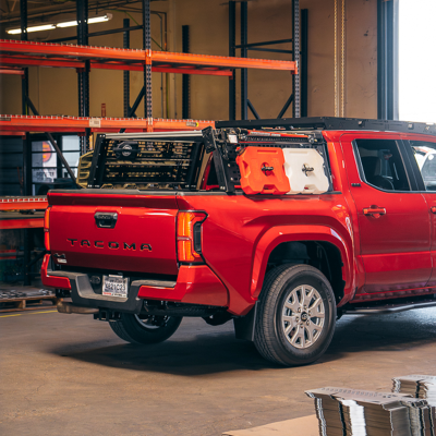 Overland Bed Rack For 24-Present Toyota Tacoma/Short Bed Tall Height Rack Cali Raised LED
