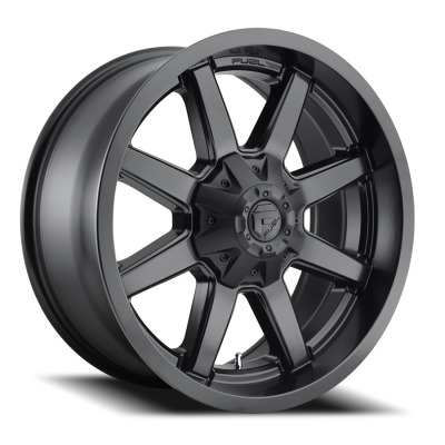 Aluminum Wheels 20X10 Maverick D436 5 On 139.7/5 On 150 Satin Black 110.1 Bore -12 Offset 8 Spoke Fuel Off Road Wheels