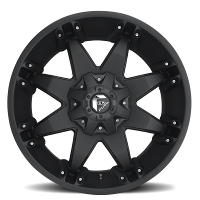 Aluminum Wheels 20X12 Octane D509 5 On 114.3/5 On 127 Matte Black 78.1 Bore -44 Offset Fuel Off Road Wheels