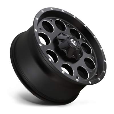 Aluminum Wheels 17X9 Revolver D525 5 On 114.3/5 On 127 Matte Black/Milled 78.1 Bore -12 Offset Fuel Off Road Wheels