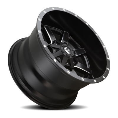Aluminum Wheels 17X8.5 Maverick D538 5 On 110/5 On 127 Black/Milled 72.6 Bore 25 Offset Fuel Off Road Wheels
