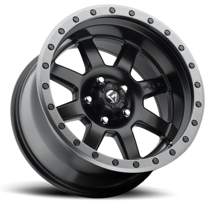 Aluminum Wheels 17X8.5 Trophy D551 5 On 127 Matte Black 78.1 Bore 6 Offset Fuel Off Road Wheels