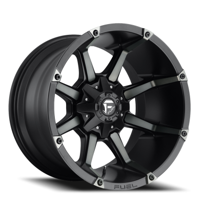 Aluminum Wheels 20X10 Coupler D556 5 On 114.3/5 On 127 Matte Black/Machined Dark Tint 78.1 Bore -12 Offset 8 Spoke Fuel Off Road Wheels
