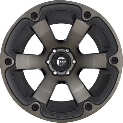 Aluminum Wheels 17X9 Beast D564 5 On 127 Matte Black/Machined Dark Tint 78.1 Bore 1 Offset 6 Spoke Fuel Off Road Wheels