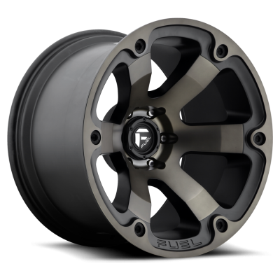 Aluminum Wheels 20X10 Beast D564 5 On 127 Matte Black/Machined Dark Tint 78.1 Bore -18 Offset 6 Spoke Fuel Off Road Wheels