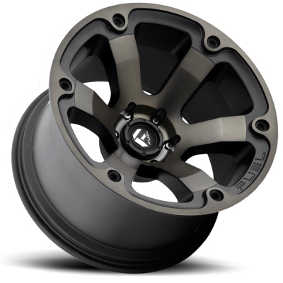 Aluminum Wheels 20X10 Beast D564 5 On 127 Matte Black/Machined Dark Tint 78.1 Bore -18 Offset 6 Spoke Fuel Off Road Wheels