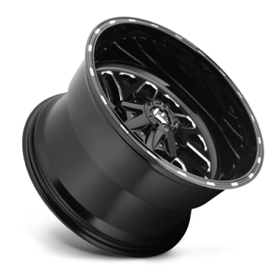Aluminum Wheels 22X10 Triton D581 5 On 114.3/5 On 127 Gloss Black/Milled 78.1 Bore -18 Offset Mesh Spoke Fuel Off Road Wheels