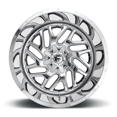 Aluminum Wheels 24X12 Triton D609 6 On 135/6 On 139.7 Chrome Plated 106.1 Bore -44 Offset Mesh Spoke Fuel Off Road Wheels