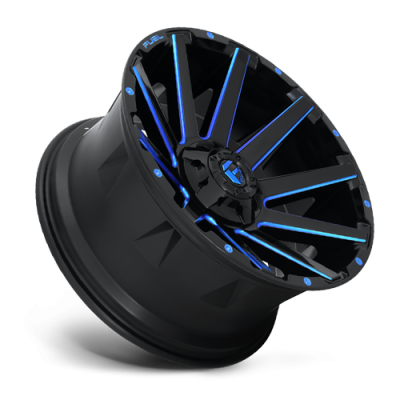 Aluminum Wheels 20X10 Contra D644 5 On 114.3/5 On 127 Gloss Red/Milled 78.1 Bore -18 Offset Multi Spoke Fuel Off Road Wheels