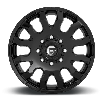Dually Wheels 20X8.25 Blitz Dually D675 8 On 165.1 Gloss Black 121.5 Bore 105 Offset Multi Spoke Front Dually Fuel Off Road Wheels