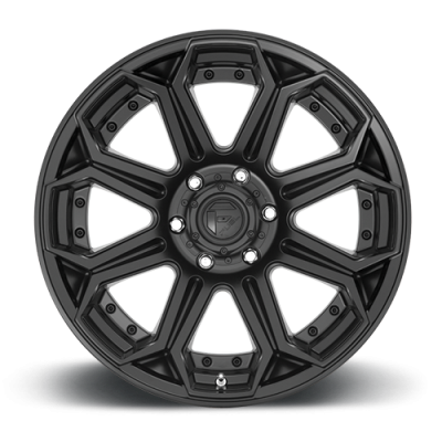 Aluminum Wheels 20X10 Siege D706 5 On 127 Matte Black 71.5 Bore -18 Offset Fuel Off Road Wheels