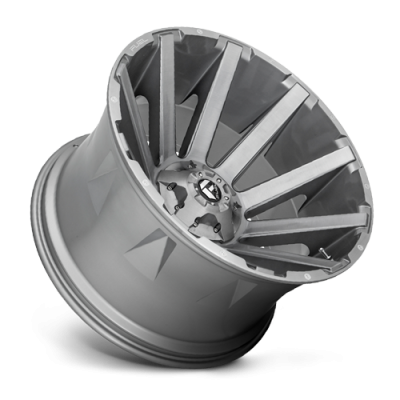Aluminum Wheels 20X10 Contra Platinum D714 5 On 114.3/5 On 127 Brush Gunmetal Gray/Clear Tint 78.1 Bore -18 Offset Multi Spoke Fuel Off Road Wheels