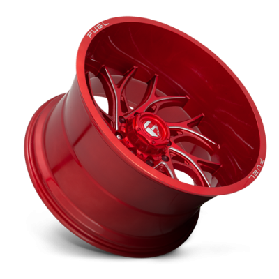 Aluminum Wheels 20X9 Runner D742 6 On 135 Candy Red Milled 87.1 Bore 1 Offset Fuel Off Road Wheels