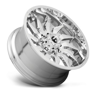 Aluminum Wheels 20X9 Saber D743 5 On 139.7 Chrome 78 Bore 1 Offset Fuel Off Road Wheels