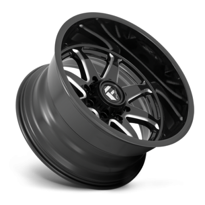 Aluminum Wheels 20X10 Hammer D749 5 On 127 Gloss Black Milled 71.5 Bore -18 Offset Fuel Off Road Wheels
