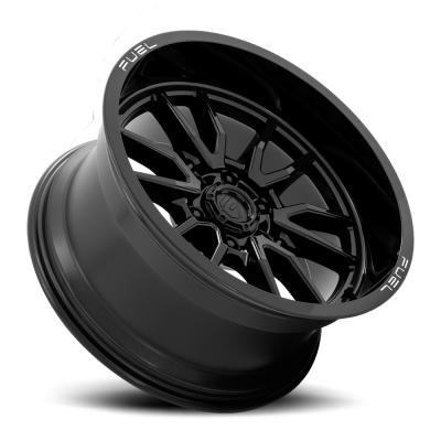 Aluminum Wheels 18X9 Clash 6 D760 6 On 120 Gloss Black 67.06 Bore 1 Offset Multi Spoke Fuel Off Road Wheels