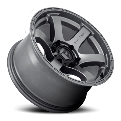 Aluminum Wheels 20X9 Rush D767 5 On 127 Matte Gunmetal Gray 71.5 Bore 1 Offset Fuel Off Road Wheels