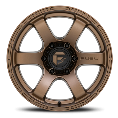 Aluminum Wheels 20X9 Rush D768 5 On 127 Matte Bronze 71.5 Bore 1 Offset Fuel Off Road Wheels