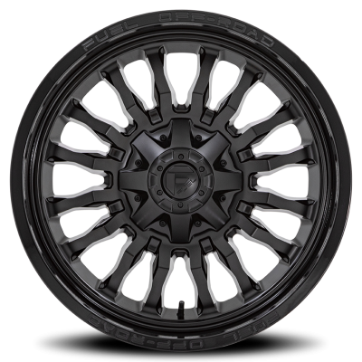 Aluminum Wheels 20X10 Arc D796 5 On 127/5 On 139.7 Matte Black W/ Gloss Black Lip 87.1 Bore -18 Offset Fuel Off Road Wheels