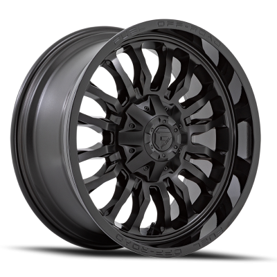Aluminum Wheels 22X10 Arc D796 6 On 135/6 On 139.7 Matte Black W/ Gloss Black Lip 106.1 Bore -18 Offset Fuel Off Road Wheels
