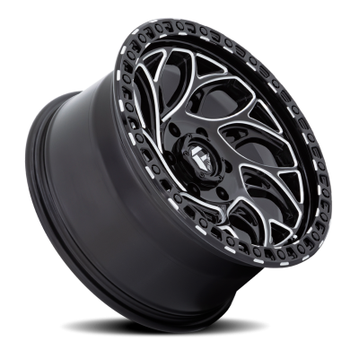 Aluminum Wheels 15X10 Runner OR D840 5 On 114.3 Gloss Black Milled 72.56 Bore -43 Offset Fuel Off Road Wheels