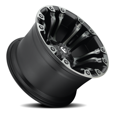 Aluminum Wheels 17X9 Vapor D851 5 On 114.3/5 On 127 Matte Black Gray Tint 78.1 Bore 1 Offset Fuel Off Road Wheels