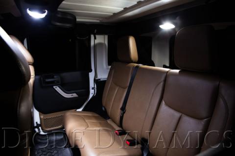 Wrangler JK 4dr Interior Kit Stage 2 Red Diode Dynamics