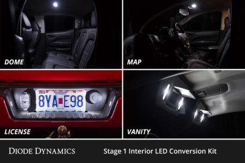 Interior LED Kit for 1998-2006 Chevrolet Silverado, Cool White Stage 2 Diode Dynamics