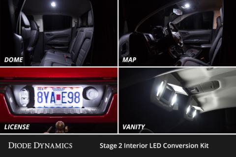 Interior LED Kit for 2007-2013 Chevrolet Avalanche, Cool White Stage 2 Diode Dynamics